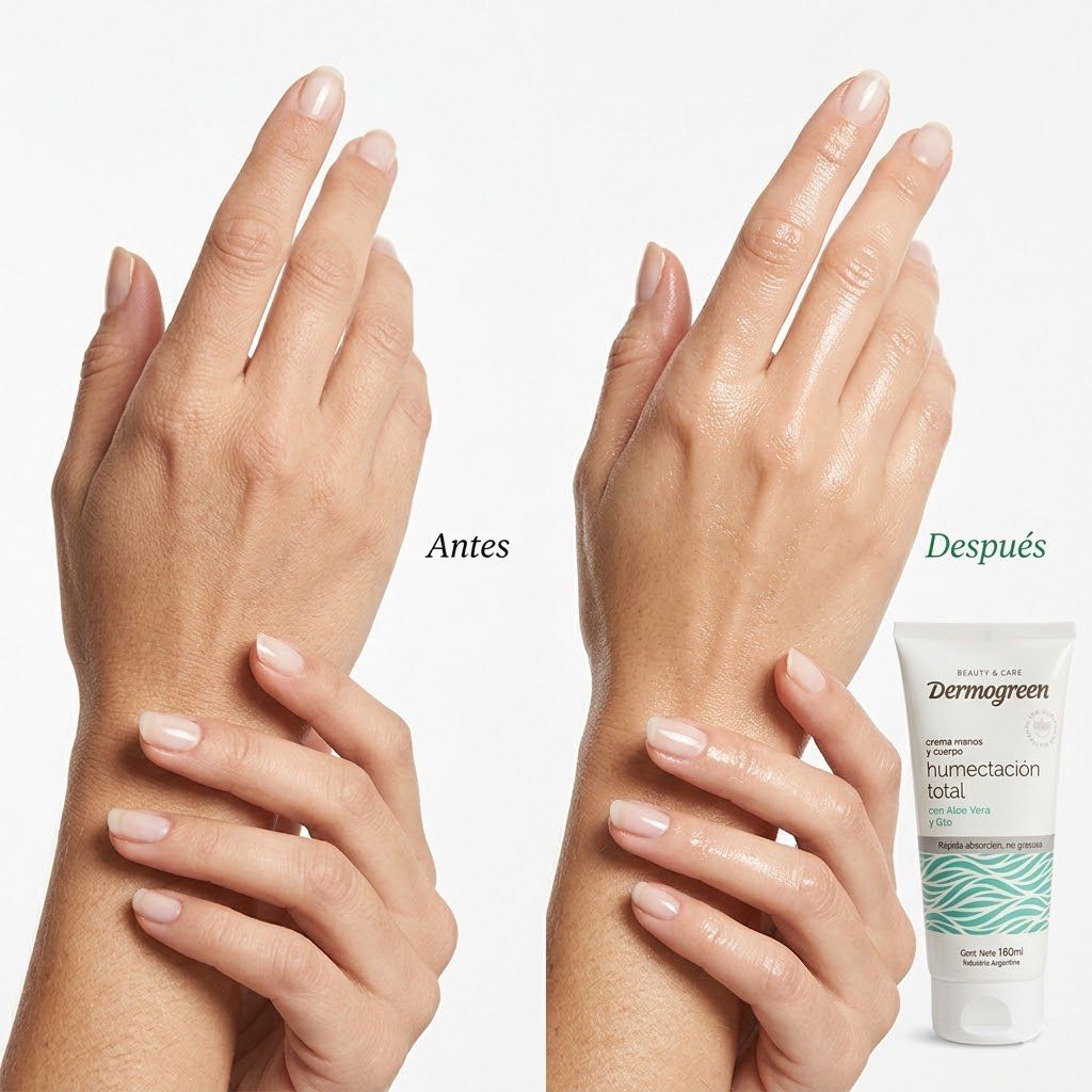 Crema manos humectante Click & Go absorci&oacute;n r&aacute;pida piel suave sin residuo graso